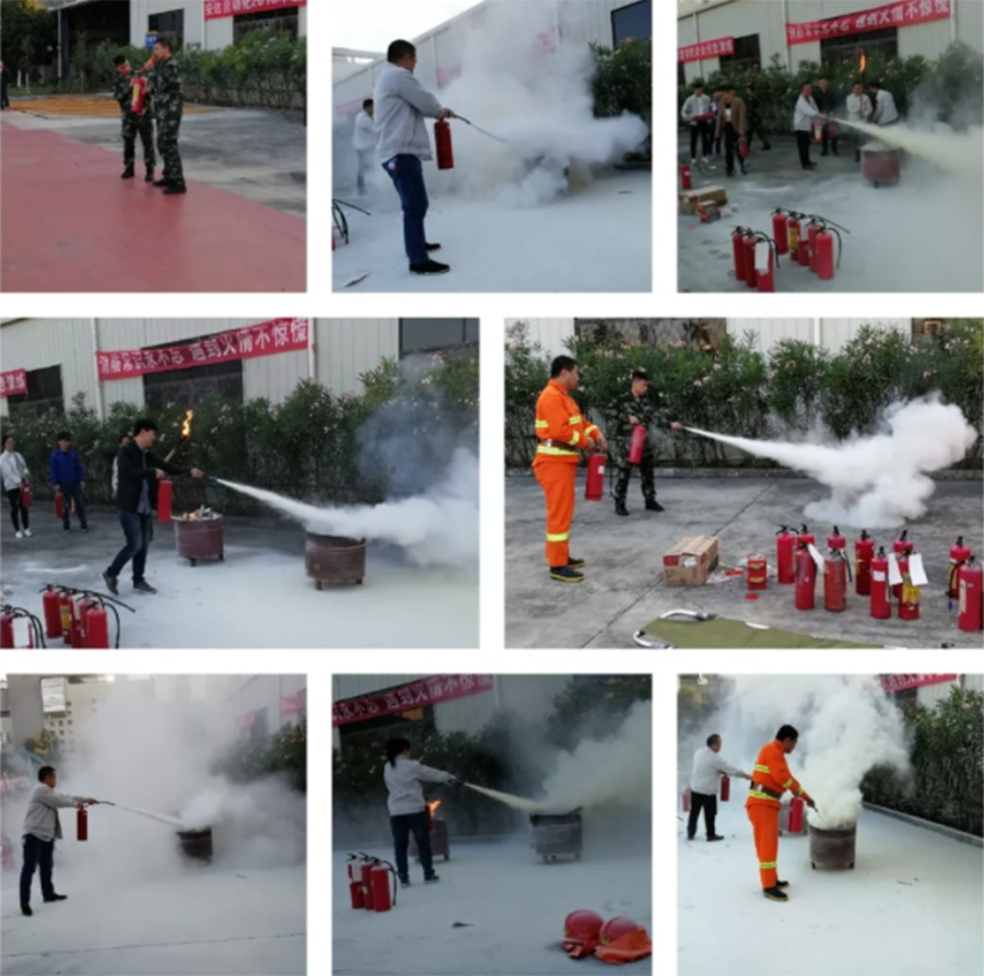 hb火博全员行动参与2018年度消防应急演练