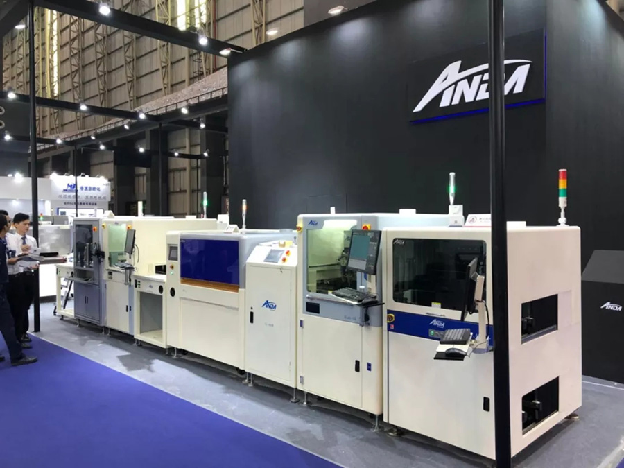 hb火博坚持自主创新，多部设备首次公开亮相 | 电子制造自动化展报道